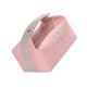thumbnail image 3 of Bolsa de maquillaje portátil impermeable de lona suave bolsa de cosméticos de gran capacidad con asa para viajes al aire libre rosa, 3 of 8