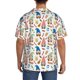 thumbnail image 3 of Balery Barbecue Gnomes Camisa Casual de Manga Corta con Botones para Hombre, Texturizada, Estilo Cubano, para Playa, Verano-XX-Large, 3 of 5