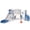 Blue, variant on korimefa Toddler Playset with Slide, Gray, 73.62" x 57.09" x 37.01", 41.8lbs