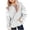 ZA-White-mkosplrt sweatshirts hoodies, variant on MKOSPLRT 4-14 Years Girls Polka Dot Print Hoodie Long Sleeve Fleece Lined Casual Pullover with Pockets