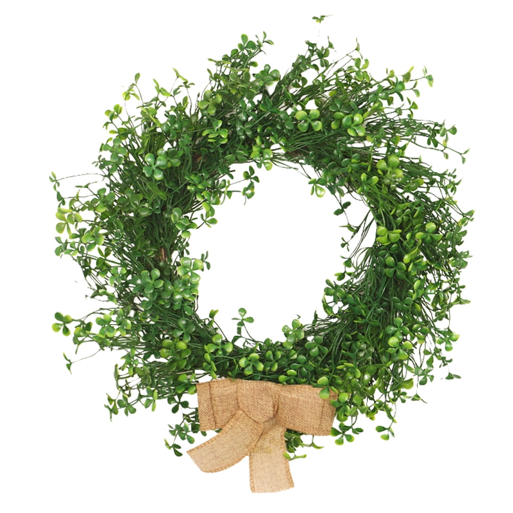 Wreath Olive Faux Garland Door Artificial Greenery Wreaths Green Leaves Front Branchspring Outdoor Decoration Window