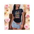 thumbnail image 1 of Playera Blusa De Gracias Por Ser Mi Apoyo Mama Ropa Para Mujer Con Mensaje Color Negro Talla Mediana Marca Emil SaEs, 1 of 4