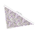 thumbnail image 3 of Naloa Lavender Flowers Dog Bandanas 1PC Washable Triangle Dog Scarfs Premium Durable Fabric, for Small Medium Large Dogs and Cats, 3 of 6