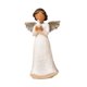 thumbnail image 3 of Estatua de ángel Gloria figura de resina coleccionable con alas de paloma, 3 of 9