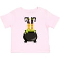 thumbnail image 3 of Inktastic Halloween, Witch Cauldron, Witch Legs, Potion Boys or Girls Toddler T-Shirt, 3 of 5