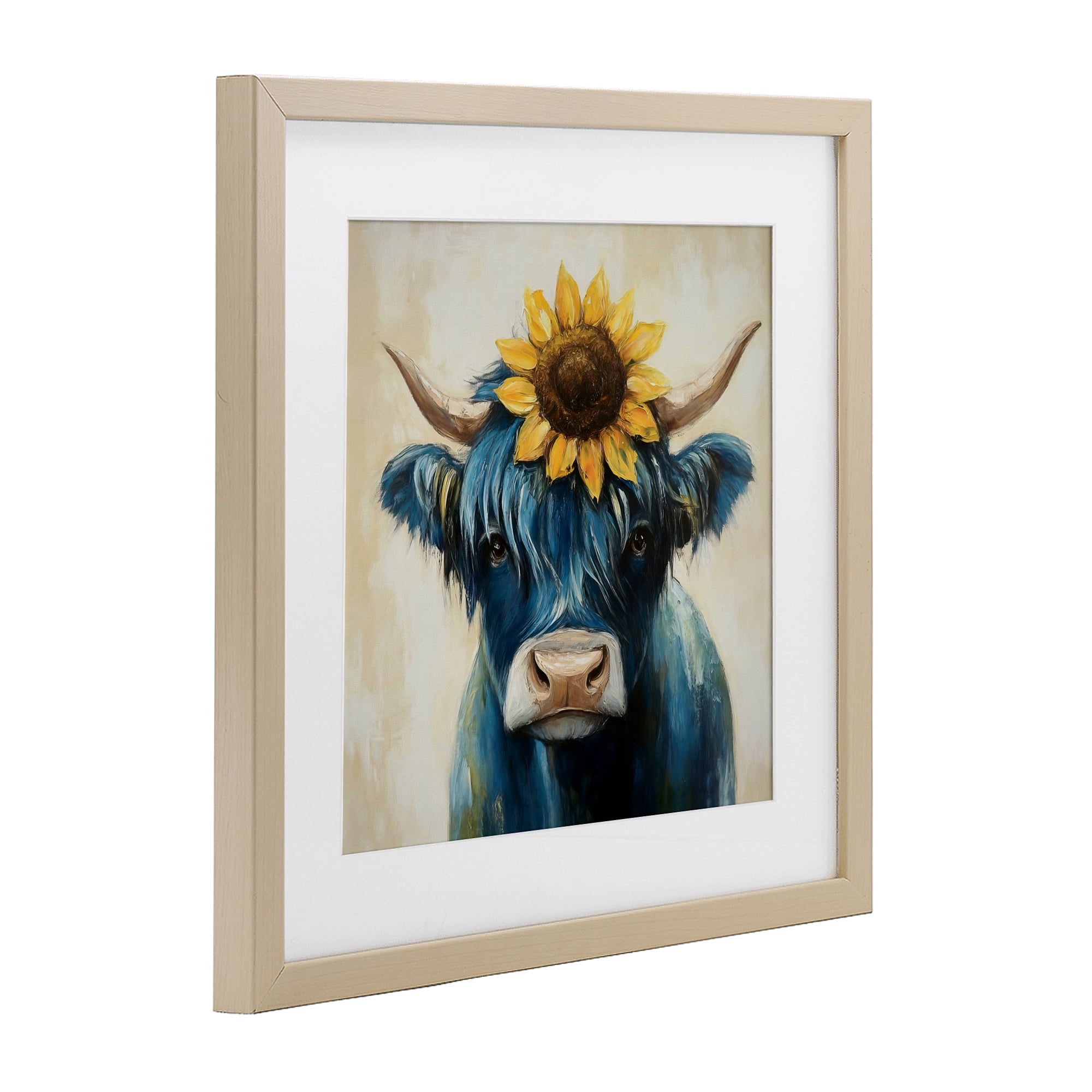 Stupell Industries Pastoral Sunflower Highland Birch Framed Print Under Glass, design by Tina LeCour