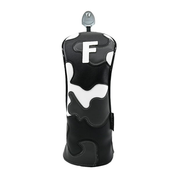 Funda protectora de PU para palos de golf, forro de felpa, cubierta impermeable para el conductor FW