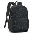 thumbnail image 2 of 17 Inch Lightweight Backpack,PVC Waterproof Oxford Fabric, Ergonomically Designed, with Large Capacity, Aqua Blue Watercolor, 2 of 5