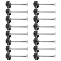 Hemobllo Trampoline Replacement Parts 16 Set Galvanized Steel for Trampolines