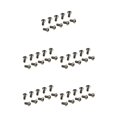 thumbnail image 3 of Eigraketly Paquete de 12 tornillos de montaje M5 de aleación de acero, tornillos de freno de disco, piezas de repuesto para mantenimiento de tipo 3 5Conjunto, 3 of 6