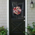 thumbnail image 2 of 4th of July Independence Day Wreath Decorations, 2025New Summer Patriotic Independence Day Wreath, Memorial Day Wreaths for Front Door, Festival Celebration Farmhouse Wreaths, 2 of 3