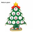 thumbnail image 2 of Moyic Adorno de de diseño de árbol de Navidad para el hogar, oficina, restaurante, mesa, decoración de árbol de madera, decoraciones de Año Kits de decoración para fiestas Moyic HA000538-00, 2 of 6