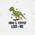 thumbnail image 4 of Inktastic Mimi and PopPop Love Me Dinosaur Boys Baby T-Shirt, 4 of 5