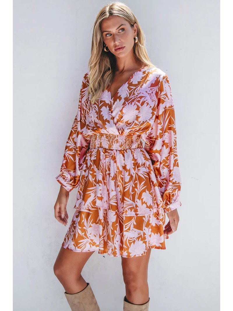long sleeve mini day dress Autumn Days Long Sleeve Mini Dress