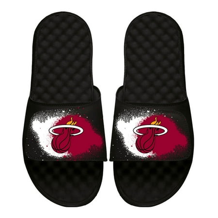 

Men s ISlide Black Miami Heat Spray Paint Slide Sandals