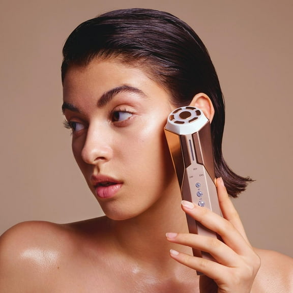 Project E Beauty Reva | Instant Age Renewal Wand | Anti-Aging Facial Massager Wand | LED | EMS | RF