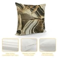thumbnail image 4 of Yellow Marble Throw Pillow Cover , Gold Crack Pillow Cover, Abstract Marbling Cushion Cover, Boho Decorative Pillow Cover, 4 of 5