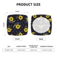thumbnail image 6 of Fotbe Sunflowers Velvet Stretch Couch Cushion Cover Plush Cushion Slipcover for Chair Cushion Furniture Protector Seat Cushion Sofa Cover-16.9in, 6 of 9