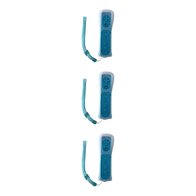 Guardoinrt Télécommande de Jeu en ABS Résistante aux Rayures et aux Déchirures, Haute Compatibilité, Télécommande Sans Fil, Bleu, Ensemble de 3
