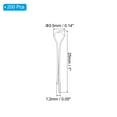 thumbnail image 2 of Uxcell 200Pcs 1.2x20mm Aluminium Cotter Pins Split Pin Fastener Clips, Silver, 2 of 5
