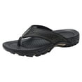thumbnail image 2 of ZTTD Mens Flip Flop Thong Sandals Indoor and Outdoor Beach Shoes Black, 2 of 7