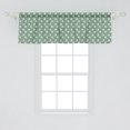 thumbnail image 2 of Ambesonne Green Window Valance, Greek Love Cupid, 54" X 18", Jade Green Purple Cream, 2 of 3