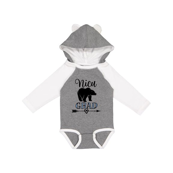 Inktastic Nicu Grad Boys Native Arrow Bear Boys Long Sleeve Baby Bodysuit