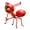 Red, variant on Dserhfy Large Ant Ornament Iron Decorative Ant Sculpture with Bright Colors Rust-Resistant Simulation Modeling for Garden Courtyard Lawn