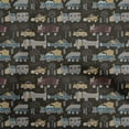 thumbnail image 1 of oneOone Cotton Silk Gray Fabric Kids Mountain With Lake Sewing Material Print Fabric By The Yard 42 Inch Wide, 1 of 4