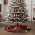 thumbnail image 4 of Fotbe tractor Pattern Christmas Tree Skirt, Tree Skirts Plush Christmas Decorations, Christmas Tree Skirts Xmas Decorations Holiday Party Decor-30", 4 of 6