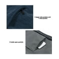 thumbnail image 4 of Little Donkey Andy Men's Hooded Polar Fleece Jackets for Hiking Travel Casual Warm Winter Deep Blue Heather XXL, 4 of 7