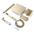 thumbnail image 6 of Cerypsa 12 Inches Shower System with Shower Head and Handheld Shower Head Brushed Gold, 6 of 7