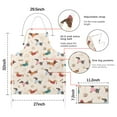 thumbnail image 7 of Dachshund Apron-Garden Aprons for Women with Pockets-Cotton Linen Waterproof Kitchen Cooking Gardening Aprons Adjustable for Kitchen,Cooking,BBQ and Salon 33x27 Inch, 7 of 7
