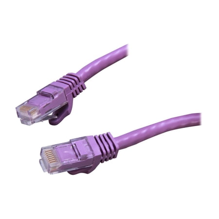 UPC: 0065030838429 | StarTech.com N6PATCH15PL 15 ft. Cat 6 Purple Snagless Cat6 UTP Patch Cable – ETL Verified