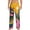 White, variant on Retro Futuristic Landscape Print Men's Home Trousers, Elastic Drawstring Home Pajamas Clothing Suitable for Adult Men-3X-Large