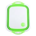 thumbnail image 1 of EeaseCA 1pc Multifunctional Folding Cutting Board Kitchen Draining Basket Chopping Board, 1 of 7