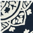 thumbnail image 2 of SAFAVIEH Bella Gabriel Medallion Geometric Wool Area Rug, Navy/Ivory, 8' x 10', 2 of 4