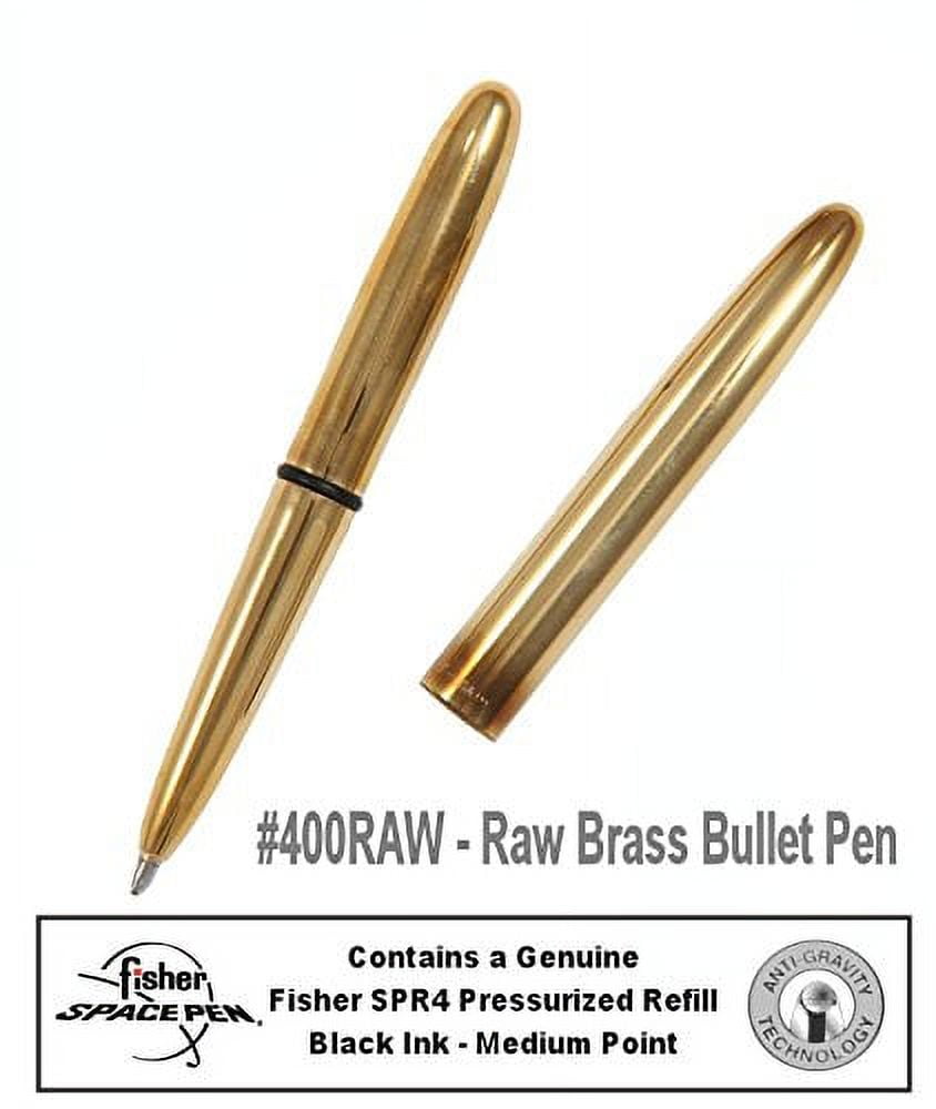 Fisher Space Pen #400RAW / Raw Brass Classic Bullet Pen 