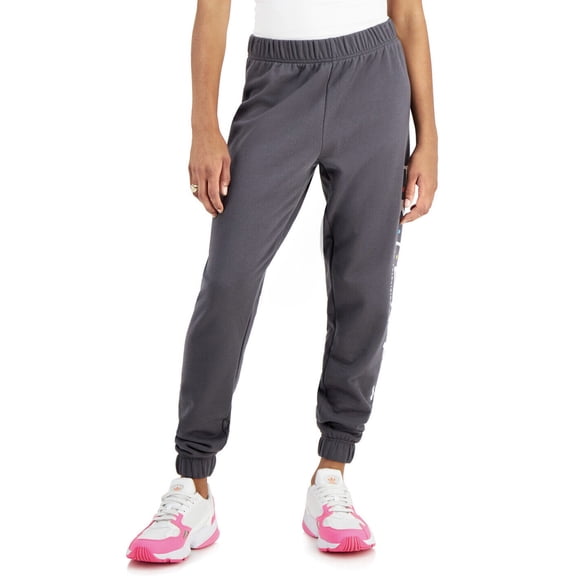 Love Tribe Juniors' Friends Fleece Joggers Iron Gate Size XL