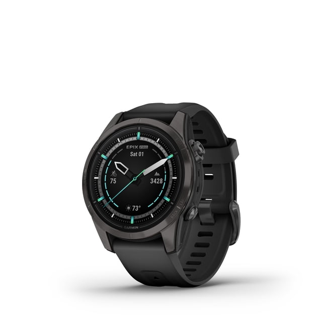EPIX PRO (g2), 42mm, Saph, CrbnGry DLC Ti, Black Garmin EPIX PRO