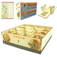 thumbnail image 3 of XROMTBEM Hamster Maze Wooden Tube Tunnel Cage Seesaw House Swing Small Animals Pet Interactive Playing Training Rest Exercise Toy, 3 of 19