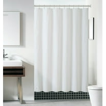 GoodGram® Basics PEVA Non-Toxic, Mold & Mildew Resistant Lightweight Water Resistant Vinyl Shower Curtain Liner - White