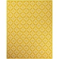 thumbnail image 2 of Unique Loom Outdoor Trellis Collection Area Rug - Tiles (7' 10" x 10' Rectangle Yellow/Ivory), 2 of 9