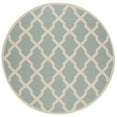 thumbnail image 5 of SAFAVIEH Beach House Loraine Trellis Indoor/Outdoor Area Rug Aqua/Cream, 3' x 5', 5 of 10