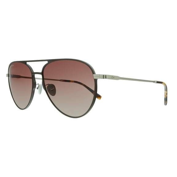 Lacoste Brown Pilot Men's Sunglasses L243SE 210 58