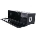 thumbnail image 4 of 48" Aluminum Truck Tool Box, Heavy Duty Black Underbed Storage Box with Lock - 48x15x15 Inch RV/Trailer/Pickup Organizer, 4 of 8