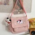 thumbnail image 3 of Bolso Hobo lindo para mujer bolso informal con forma de estrella bolso mensajero de nailon bolso de libros para estudiantes, 3 of 9