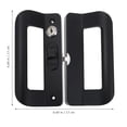 thumbnail image 2 of OULII 1 Set Smooth Opening and Closing Door Handle Black for Sheds, 2 of 6