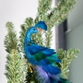 thumbnail image 4 of TOPCHANCES 19" Peacock Clip-On Christmas Ornament, Blue/Green, 2 Pack, 4 of 9