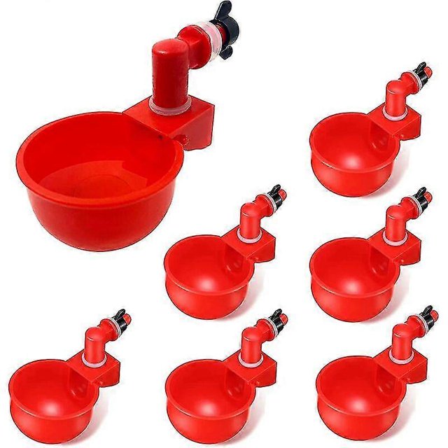 ZHAOCHENG bebederos automáticos para pollos, cuencos, vasos de plástico, dispensadores de agua para aves de corral, vasos de agua potable automáticos para pollitos, codornices, patos y aves